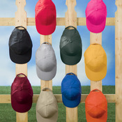 UltraClub Adult Classic Cut Cotton Twill 5-Panel Cap